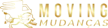 moving mudanças logo dourado